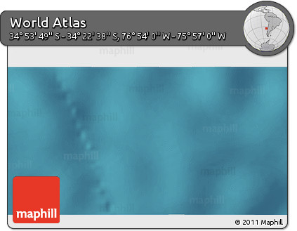 Satellite 3D Map of the Area around 34° 38' 13" S, 76° 25' 30" W