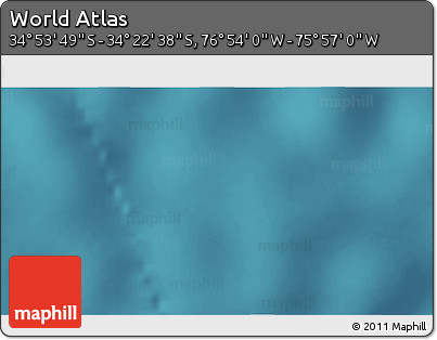 Satellite 3D Map of the Area around 34° 38' 13" S, 76° 25' 30" W