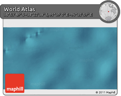 Satellite 3D Map of the Area around 34° 38' 13" S, 96° 7' 30" E