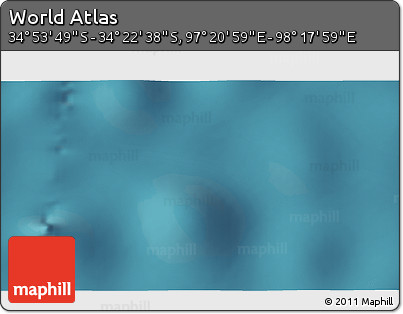 Satellite 3D Map of the Area around 34° 38' 13" S, 97° 49' 29" E