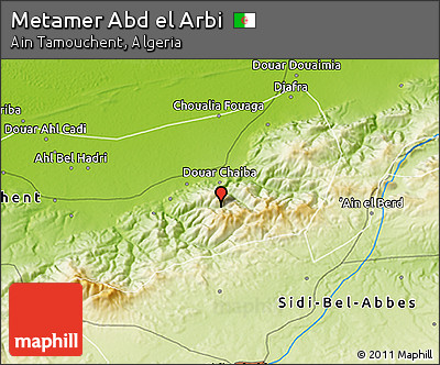 Physical 3D Map of Metamer Abd El Arbi