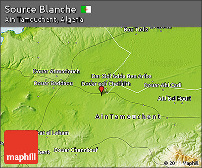 Physical 3D Map of Source Blanche