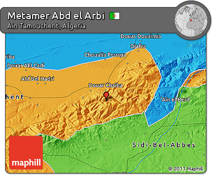 Political 3D Map of Metamer Abd El Arbi