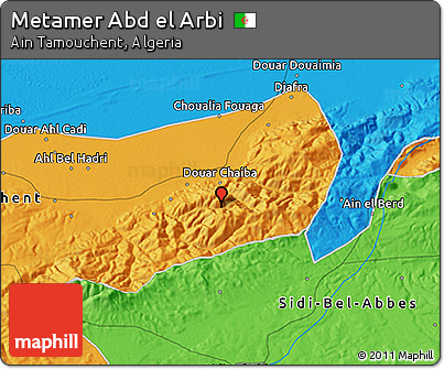 Political 3D Map of Metamer Abd El Arbi