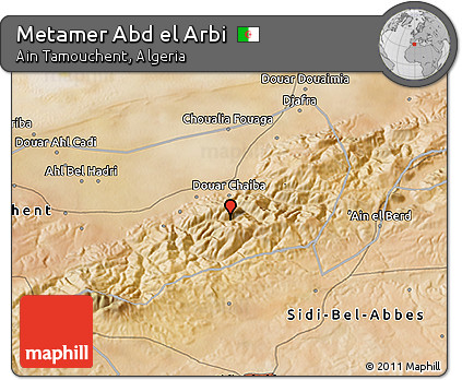 Satellite 3D Map of Metamer Abd El Arbi