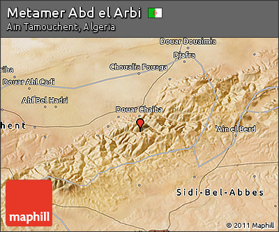 Satellite 3D Map of Metamer Abd El Arbi