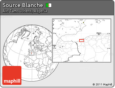 Blank Location Map of Source Blanche