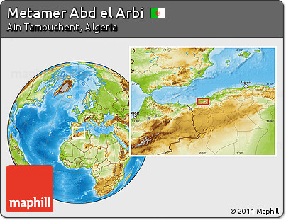 Physical Location Map of Metamer Abd El Arbi