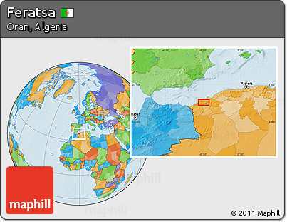 Political Location Map of Feratsa