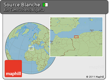 Savanna Style Location Map of Source Blanche