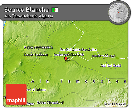 Physical Map of Source Blanche