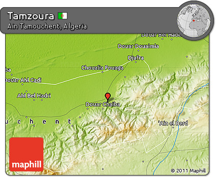 Physical Map of Tamzoura