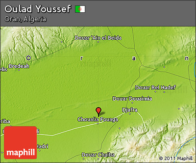Physical Map of Oulad Youssef