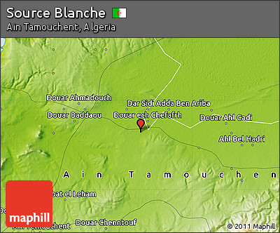 Physical Map of Source Blanche