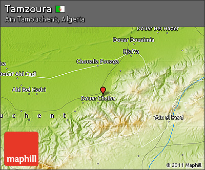 Physical Map of Tamzoura