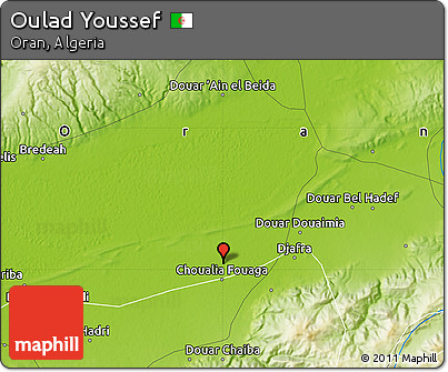 Physical Map of Oulad Youssef