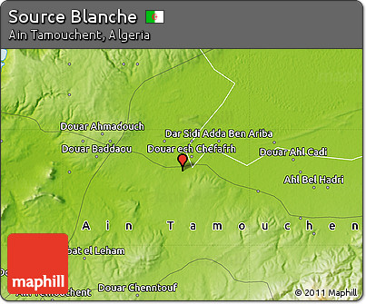Physical Map of Source Blanche