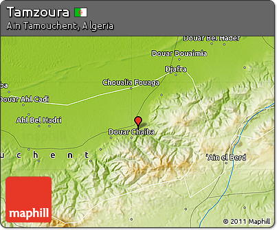 Physical Map of Tamzoura