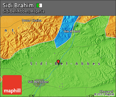 Political Map of Sidi Brahim