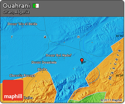 Political Map of Ouahrani