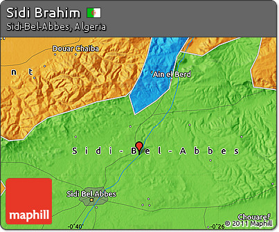 Political Map of Sidi Brahim