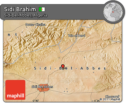 Satellite Map of Sidi Brahim