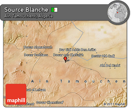 Satellite Map of Source Blanche