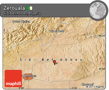 Satellite Map of Zerouala