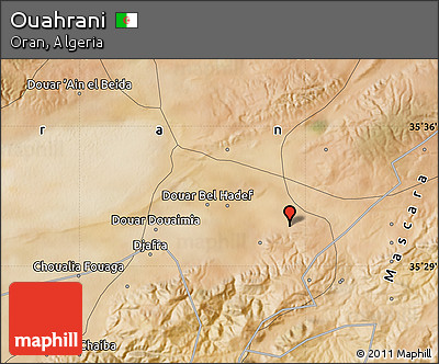 Satellite Map of Ouahrani