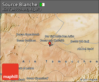 Satellite Map of Source Blanche