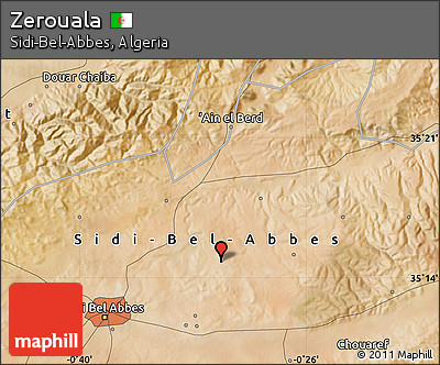 Satellite Map of Zerouala