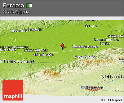 Physical Panoramic Map of Feratsa