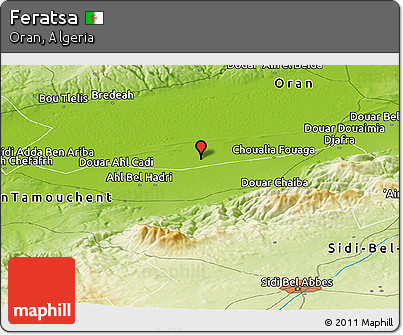 Physical Panoramic Map of Feratsa