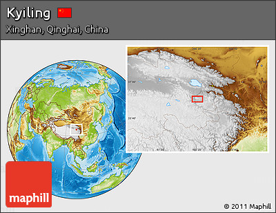 Physical Location Map of Kyiling