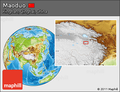 Physical Location Map of Maoduo