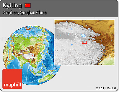Physical Location Map of Kyiling