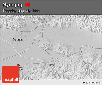 Physical 3D Map of Nyinqug