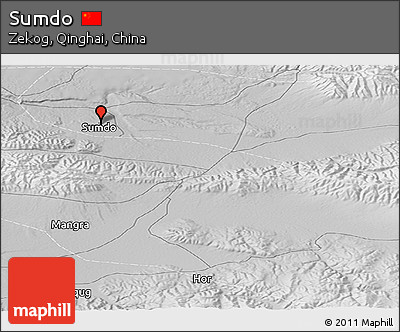 Physical Panoramic Map of Sumdo