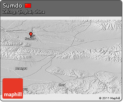 Physical Panoramic Map of Sumdo