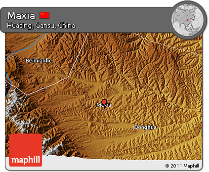Physical 3D Map of Maxia
