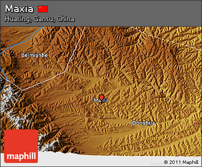 Physical 3D Map of Maxia