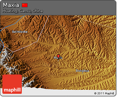 Physical 3D Map of Maxia