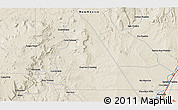 Shaded Relief 3D Map of Alameda