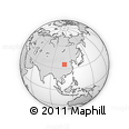 Outline Map of the Area around 35° 24' 37" N, 108° 52' 30" E, rectangular outline