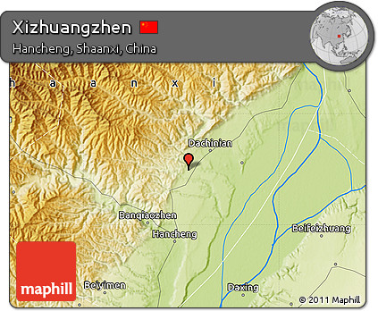 Physical Map of Xizhuangzhen