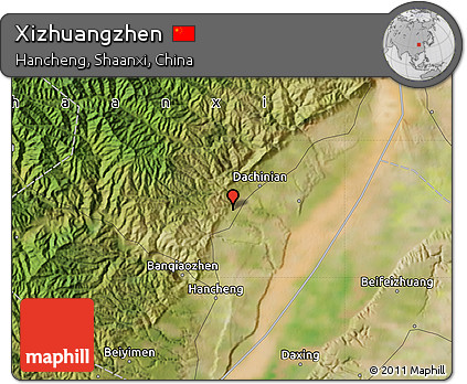 Satellite Map of Xizhuangzhen