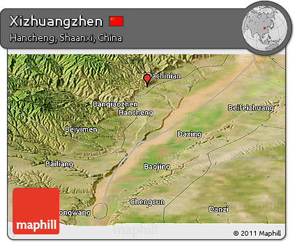Satellite Panoramic Map of Xizhuangzhen