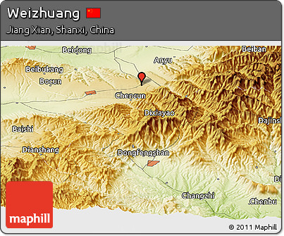 Physical Panoramic Map of Weizhuang