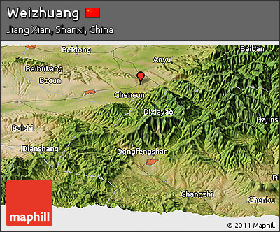 Satellite Panoramic Map of Weizhuang