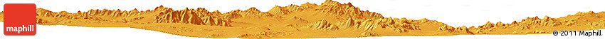 Political Horizon Map of the Area around 35° 24' 37" N, 116° 22' 30" W